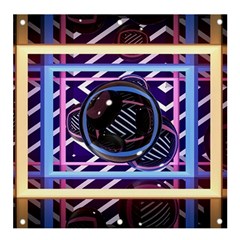 Abstract Sphere Room 3d Design Shape Circle Banner And Sign 4  X 4  by Mog4mog4