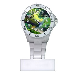 Landscape Illustration Nature Forest River Water Plastic Nurses Watch by Mog4mog4