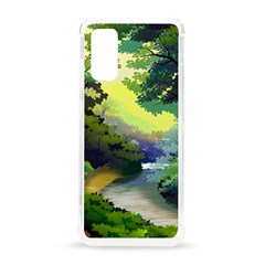 Landscape Illustration Nature Forest River Water Samsung Galaxy S20 6 2 Inch Tpu Uv Case by Mog4mog4