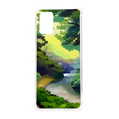 Landscape Illustration Nature Forest River Water Samsung Galaxy S20plus 6 7 Inch Tpu Uv Case by Mog4mog4