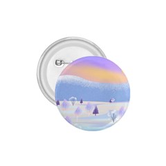 Vector Winter Landscape Sunset Evening Snow 1 75  Buttons