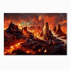 Nature Wallpaper Vulcanic Landscape Postcards 5  X 7  (pkg Of 10) by Mog4mog4