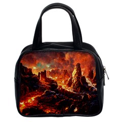 Nature Wallpaper Vulcanic Landscape Classic Handbag (two Sides) by Mog4mog4