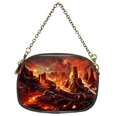 Nature Wallpaper Vulcanic Landscape Chain Purse (two Sides) by Mog4mog4