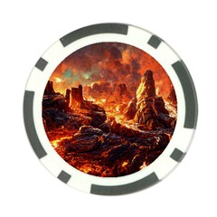 Nature Wallpaper Vulcanic Landscape Poker Chip Card Guard (10 Pack) by Mog4mog4