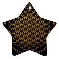 Horizon Sempiternal Bring Abstract Pattern Star Ornament (two Sides) by Bakwanart