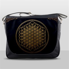 Horizon Sempiternal Bring Abstract Pattern Messenger Bag by Bakwanart