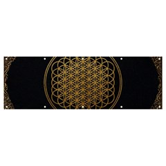 Horizon Sempiternal Bring Abstract Pattern Banner And Sign 12  X 4  by Bakwanart