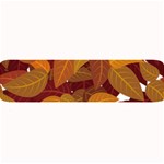 Watercolor Leaves Leaf Orange Large Bar Mat 32 x8.5  Bar Mat