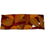 Watercolor Leaves Leaf Orange Body Pillow Case Dakimakura (Two Sides) Front