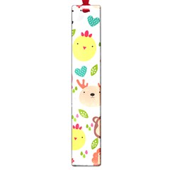 Cute Animals Cartoon Seamless Background Large Book Marks