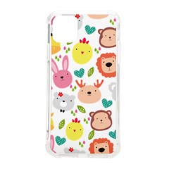 Cute Animals Cartoon Seamless Background Iphone 11 Pro Max 6 5 Inch Tpu Uv Print Case by Bakwanart