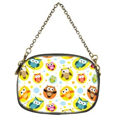 Owl Bird Cartoon Chain Purse (One Side)