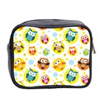 Owl Bird Cartoon Mini Toiletries Bag (Two Sides) Back