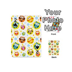 Owl Bird Cartoon Playing Cards 54 Designs (Mini)