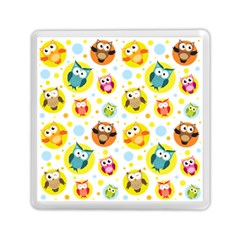 Owl Bird Cartoon Memory Card Reader (square) by Bakwanart