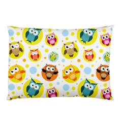 Owl Bird Cartoon Pillow Case (Two Sides)