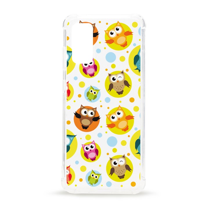 Owl Bird Cartoon Samsung Galaxy S20 6.2 Inch TPU UV Case