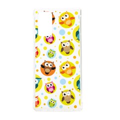 Owl Bird Cartoon Samsung Galaxy Note 20 Tpu Uv Case by Bakwanart