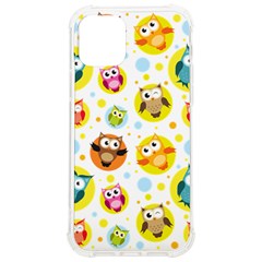 Owl Bird Cartoon Iphone 12/12 Pro Tpu Uv Print Case by Bakwanart