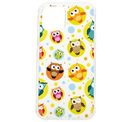 Owl Bird Cartoon Iphone 12 Pro Max Tpu Uv Print Case by Bakwanart