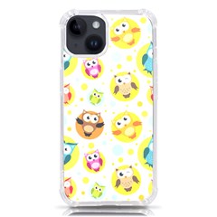 Owl Bird Cartoon Iphone 14 Tpu Uv Print Case by Bakwanart