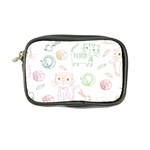 Cats And Food Doodle Seamless Pattern Coin Purse Front