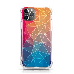 Multicolored Geometric Origami Idea Pattern Iphone 11 Pro 5 8 Inch Tpu Uv Print Case by Bakwanart