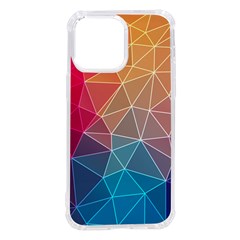 Multicolored Geometric Origami Idea Pattern Iphone 14 Pro Max Tpu Uv Print Case by Bakwanart