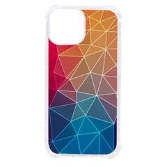 Multicolored Geometric Origami Idea Pattern Iphone 13 Mini Tpu Uv Print Case by Bakwanart