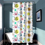 Summer Pattern Colorful Drawing Doodle Shower Curtain 36  x 72  (Stall)  Curtain(36 X72 ) - 33.26 x66.24  Curtain(36 X72 )