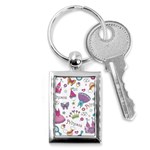 Princess Element Background Material Key Chain (Rectangle) Front