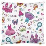 Princess Element Background Material Large Cushion Case (One Side) Front