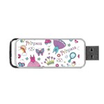 Princess Element Background Material Portable USB Flash (One Side) Front