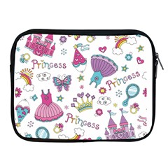 Princess Element Background Material Apple Ipad 2/3/4 Zipper Cases by Bakwanart