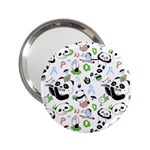 Giant Panda Bear Pattern 2.25  Handbag Mirrors Front