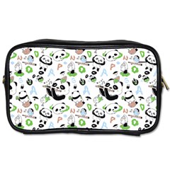 Giant Panda Bear Pattern Toiletries Bag (one Side) by Bakwanart