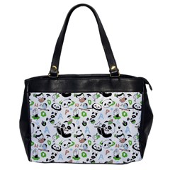 Giant Panda Bear Pattern Oversize Office Handbag by Bakwanart