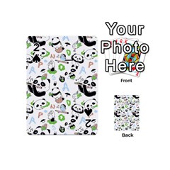 Giant Panda Bear Pattern Playing Cards 54 Designs (mini) by Bakwanart