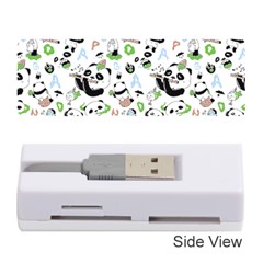 Giant Panda Bear Pattern Memory Card Reader (stick) by Bakwanart