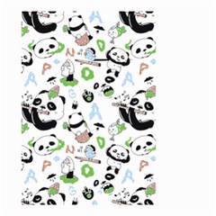 Giant Panda Bear Pattern Small Garden Flag (two Sides) by Bakwanart