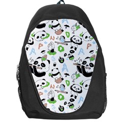 Giant Panda Bear Pattern Backpack Bag by Bakwanart