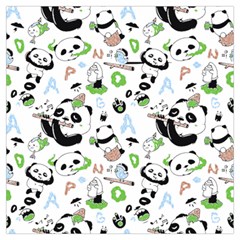 Giant Panda Bear Pattern Lightweight Scarf  by Bakwanart