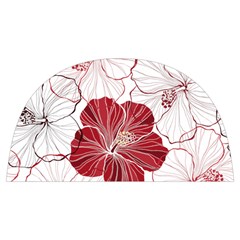 Red Hibiscus Flowers Art Anti Scalding Pot Cap by Bakwanart