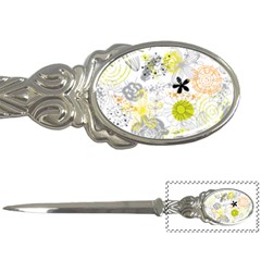 Doodle Flowers Hand Drawing Pattern Letter Opener