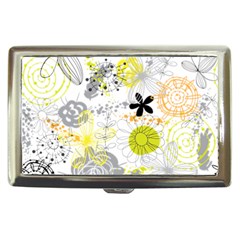 Doodle Flowers Hand Drawing Pattern Cigarette Money Case