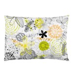 Doodle Flowers Hand Drawing Pattern Pillow Case 26.62 x18.9  Pillow Case