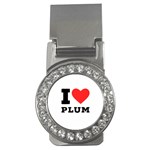 I love plum Money Clips (CZ)  Front