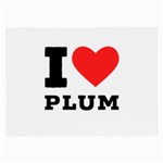 I love plum Large Glasses Cloth Front