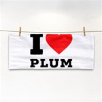 I love plum Hand Towel Front